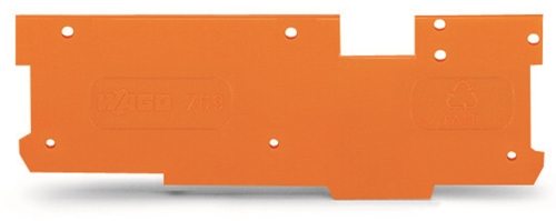 WAGO END PLATE ORANGE