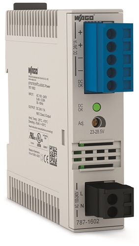 WAGO SWITCHED-MODE POWER SUPPLY 1-PHASE, 24VDC, 1A