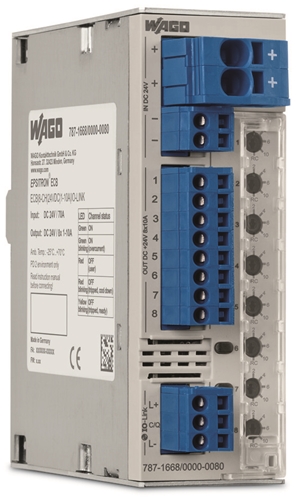 WAGO ECB 8 CHANNEL 24VDC 1-10A C/W I/O LINK