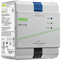 WAGO SWITCHED-MODE POWER SUPPLY,SINGLE PHASE 24VDC