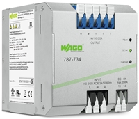 WAGO SWITCHED-MODE POWER SUPPLY,SINGLE PHASE 24VDC