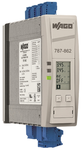 Wago Electronic Circuit Breaker, 4-Channel, 24 VDC