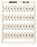 WAGO MARKER 1-10 (5 CARDS PER PACK)