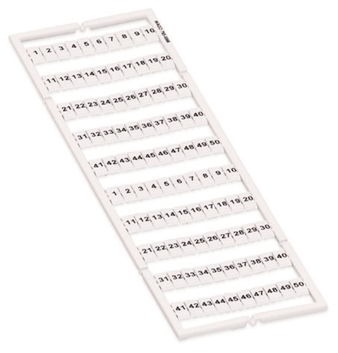 WAGO MARKER 1 TO 50 (MOQ=5)