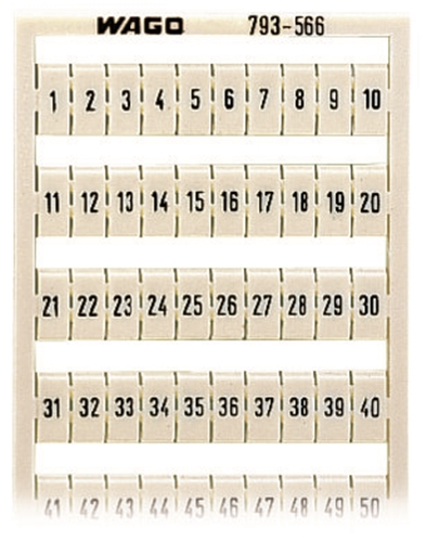 WAGO MARKER 1-50 (PACK OF 5)