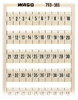 WAGO MARKER 1-50 (PACK OF 5)