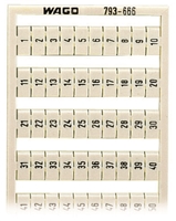WAGO VERTICAL MARKERS 1-50