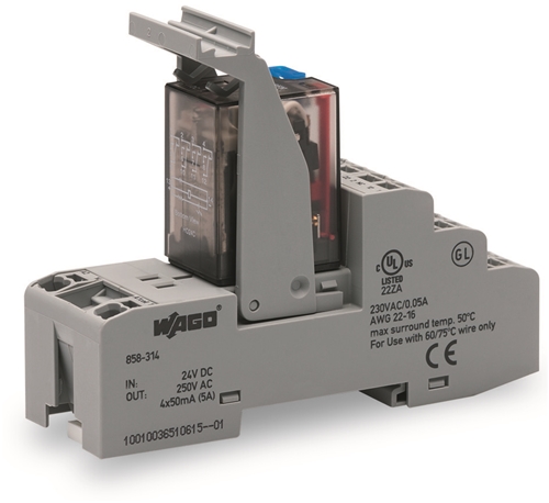 WAGO 24VDC RELAY AND SOCKET
