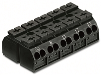 WAGO 7 CONDUCTOR TERMINAL BLOCK 5 POLE