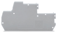 WAGO END PLATE GREY (100 PER PK)