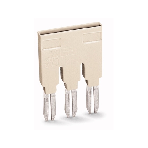 WAGO PUSH-IN TYPE JUMPER BAR, INSULATED,