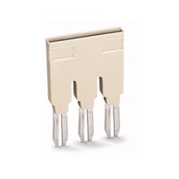 WAGO PUSH-IN TYPE JUMPER BAR, INSULATED,