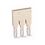 WAGO PUSH-IN TYPE JUMPER BAR, INSULATED,