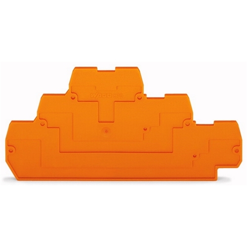 WAGO TRIPLE DECK END PLATE (25 PER PACK)