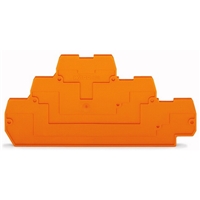 WAGO TRIPLE DECK END PLATE (25 PER PACK)