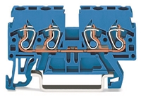 WAGO TERMINAL 4 CONDUCTOR BLUE