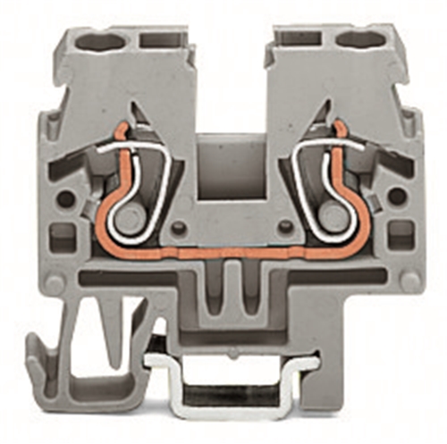 WAGO 2 CONDUCTOR THROUGH TERMINAL GREY