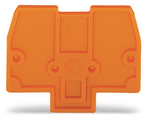 WAGO END/IMTERMEDIATE PLATE 2MM ORANGE