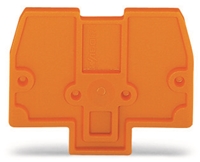 WAGO END/IMTERMEDIATE PLATE 2MM ORANGE