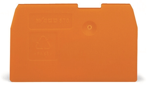 WAGO END PLATE 1MM (PACK OF 25)