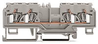 WAGO 4 WAY TERMINAL BLOCK 4MM (PACK QTY 100)