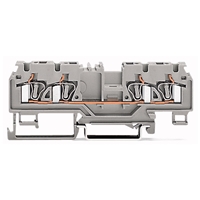 WAGO 4 WAY TERMINAL BLOCK 4MM (100 PER