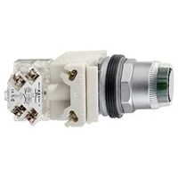 SCHNEIDER P/BUTTON 30MM 120V LED GREEN ILL