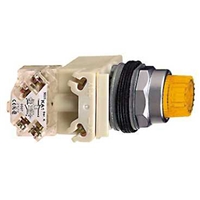 SCHNEIDER ILLUM PUSHBUTTON LED YELLOW FULL PART NO