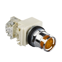 SCHNEIDER ILL PUSHBUTTON LED YELLOW