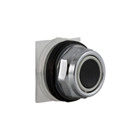 SCHNEIDER BLACK PUSH BUTTON 30MM