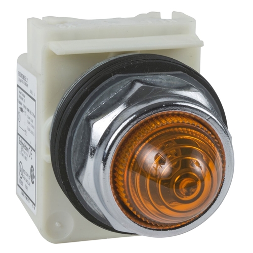 Schneider Electric round pilot light ? 30 - amber