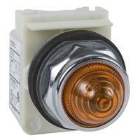Schneider Electric round pilot light ? 30 - amber