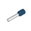 WEIDMULLER 2.5MM BOOTLACE FERRULE BLUE 12MM PIN