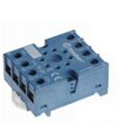 FINDER RELAY BASE 8 PIN BLACK