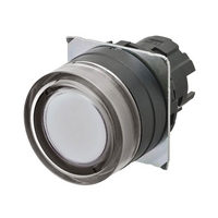 OMRON WHITE PUSHBUTTON