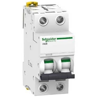 SCHNEIDER Acti9 50A 2P 10kA C60H MCB Curve D