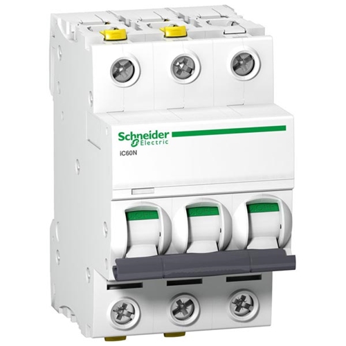 SCHNEIDER Acti9 50A 3P 10kA C60H MCB Curve C