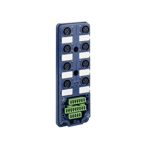 SCHNEIDER 8 WAY M12 SPLITTER MODULE LED