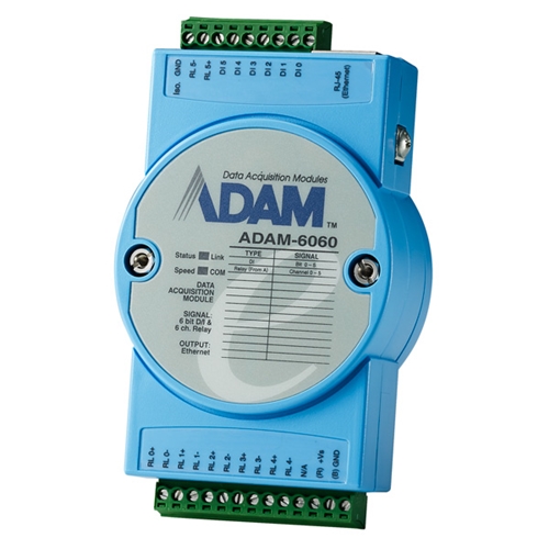 ADVANTECH 6 RELAY OUTPUT 6 DIGITAL INPUT MODULE