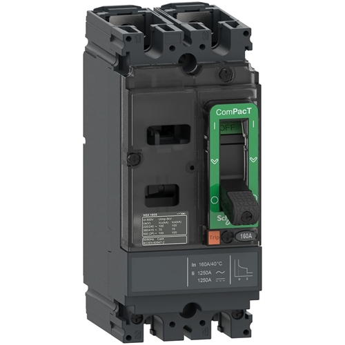 Schneider Electric NSX100M AC/DC 2P 25kA TMD 50A