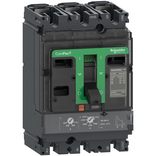 Schneider Electric NSX100HB2 3P 100kA TMD 100A