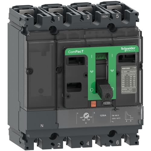 Schneider Electric NSX100HB2 4P4d 100kA TMD 80A