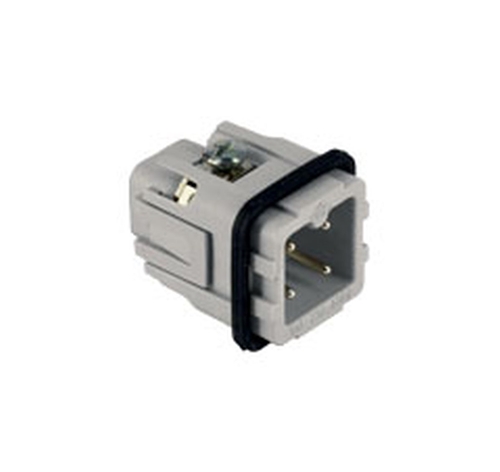 ILME 3P+E 10A 250V MALE INSERT SCREW CON
