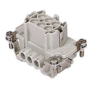 ILME FEMALE INSERT 16A 6POLE+EARTH 500V