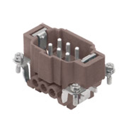 ILME 6+PE MALE CONNECTOR BROWN