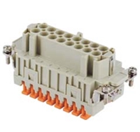 ILME SQUICH FEMALE INSERT 16A 500V 16P+E