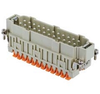 ILME SQUICH MALE INSERT 16A 500V 24P+E