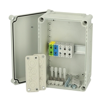 Fibox Enclosure incl. 5 x 1.5 mm2 - 50mm2 Cu/Al