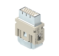 ILME Female modular unit 20p   4 amp crimp shield