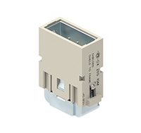 ILME Male modular unit 20p   4 amp crimp shield bo